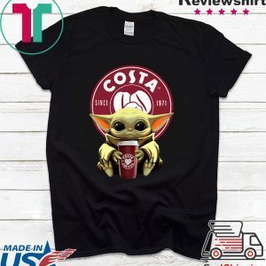 Baby Yoda Hug Costa Tee Shirts