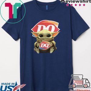 Baby Yoda Hug Dairy Queen Tee Shirt