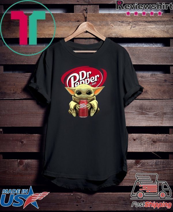 Baby Yoda Hug Dr Pepper 1985 Tee Shirts