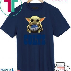 Baby Yoda Hug Indianapolis Colts Tee Shirts