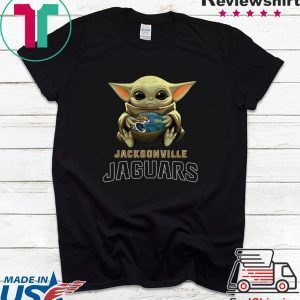 Baby Yoda Hug Jacksonville Jaguars Tee Shirts