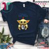 Baby Yoda Hug Michelob Ultra Beer Tee Shirts