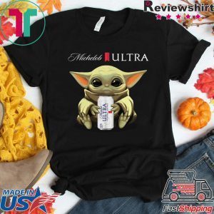 Baby Yoda Hug Michelob Ultra Tee Shirts