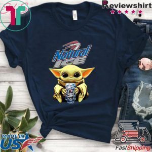 Baby Yoda Hug Natural Ice Beer Gift T-Shirt