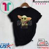 Baby Yoda Hug New Orleans Saints Tee Shirt
