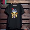 Baby Yoda Hug Pabst Blue Ribbon Beer Tee Shirt