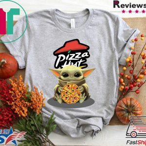 Baby Yoda Hug Pizza Hut Tee Shirts