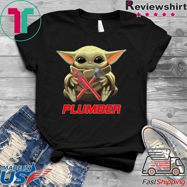 Baby Yoda Hug Plumber Tee Shirts