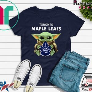 Baby Yoda Hug Toronto Maple Leafs Tee Shirt