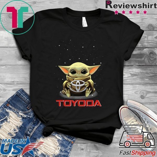 Baby Yoda Hug Toyota Tee Shirts