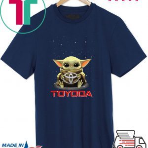 Baby Yoda Hug Toyota Tee Shirts