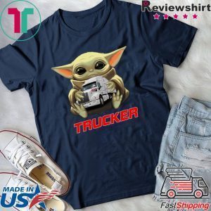 Baby Yoda Hug Trucker Tee Shirt