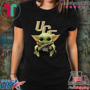 Baby Yoda Hug Ucf Knights Shirt