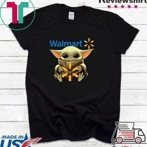 Baby Yoda Hug Walmart Tee Shirts