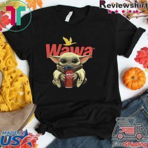 Baby Yoda Hug Wawa Coffee Gift T-Shirt
