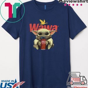 Baby Yoda Hug Wawa Coffee Gift T-Shirt