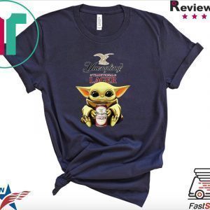 Baby Yoda Hug Yuengling Lager Beer Star Wars Tee Shirts