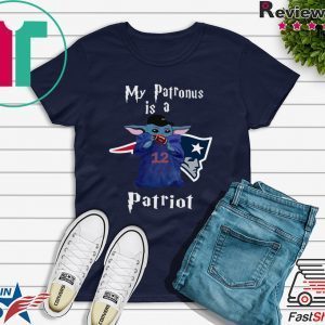 Baby Yoda My Patronus is a New England Patriots Tee Shirt