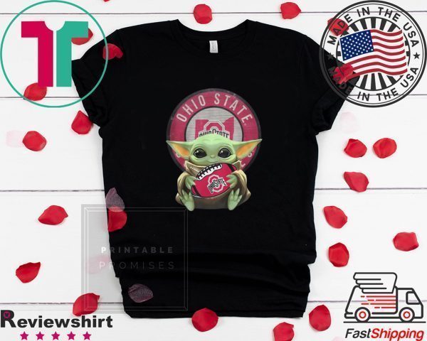 Baby Yoda Ohio State Ball Logo shirt