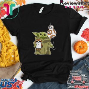 Baby Yoda Star Wars Bird Tee Shirt