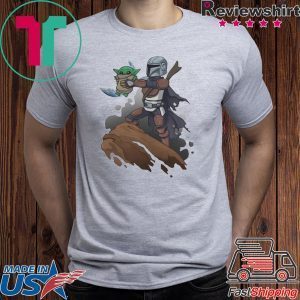 Baby Yoda The Manrorian Tee Shirts