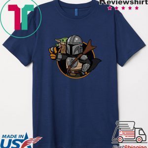 Baby Yoda Vault Mando and Child Mandalorian Tee Shirt