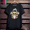 Baby Yoda hug Arby’s Tee Shirt