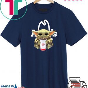 Baby Yoda hug Arby’s Tee Shirt