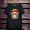 Baby Yoda hug Burger King Tee Shirt