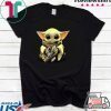 Baby Yoda hug Combat Aircrafts Star Wars Tee Shirts