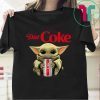 Baby Yoda hug Diet Coke Tee Shirt