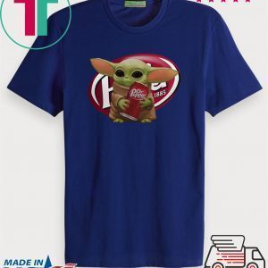 Baby Yoda hug Dr Pepper Tee Shirt