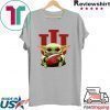 Baby Yoda hug Indiana Hoosiers Star Wars Tee Shirt