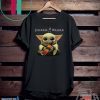 Baby Yoda hug Jack Daniel’s Whiskey Tee Shirt