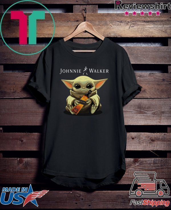 Baby Yoda hug Jack Daniel’s Whiskey Tee Shirt