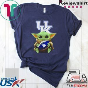 Baby Yoda hug Kentucky Wildcats Star Wars Tee Shirt