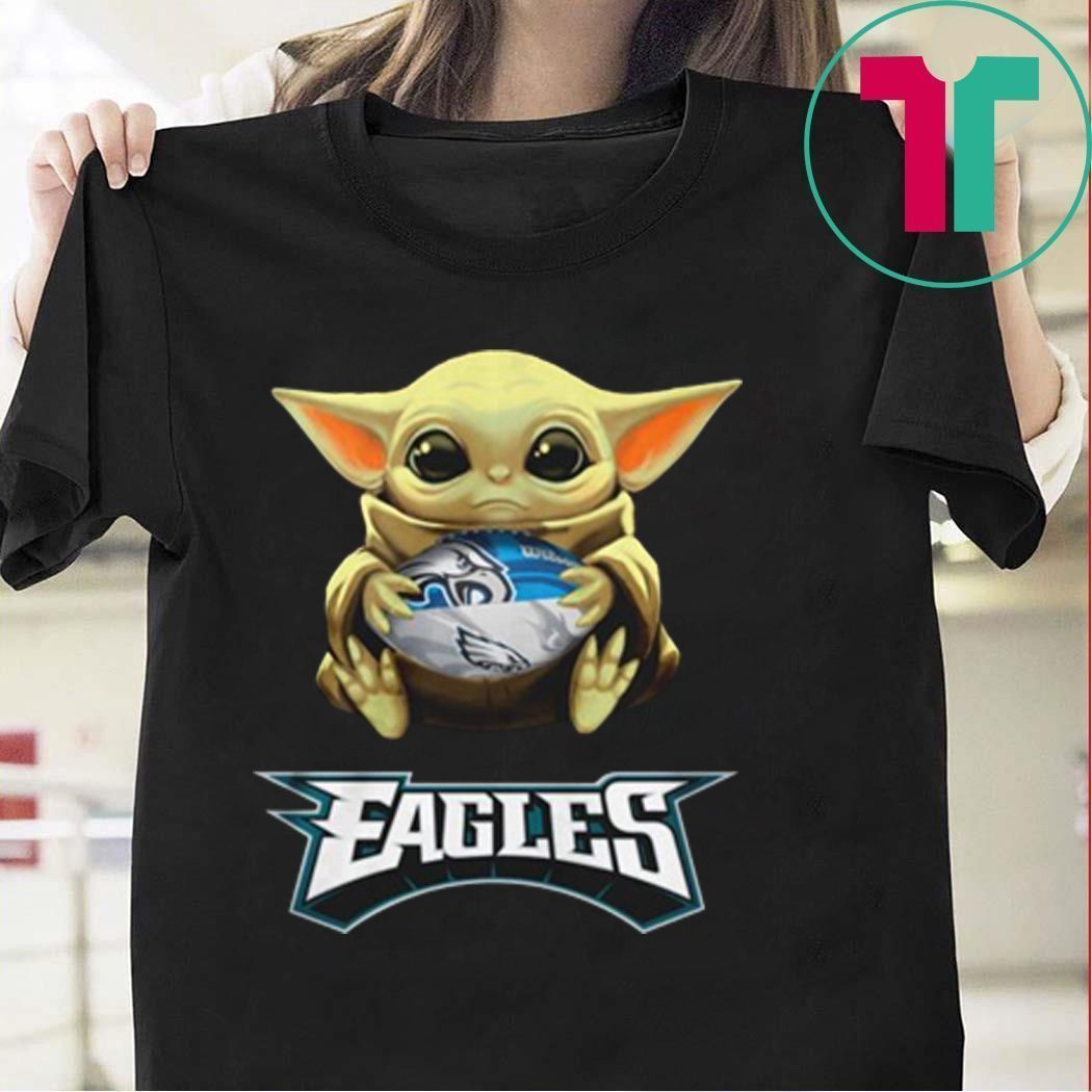 ? Baby Yoda hug Philadelphia Eagles Tee Shirts