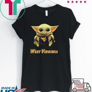 Baby Yoda hug West Virginia Tee Shirt