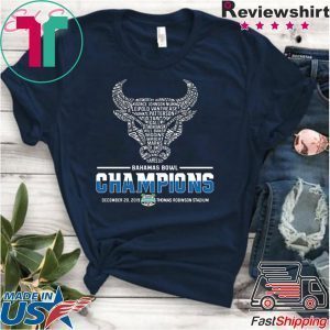 Buffalo Bahamas Bowl Champions Tee Shirts