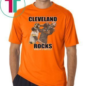 Cleveland Rocks Rudolph Started It Tee Shirt