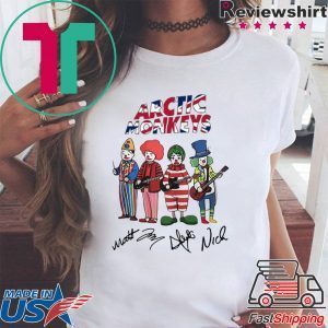 Clown Arctic Monkeys signatures Tee Shirt