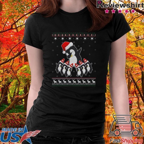 Cute Penguin Ugly Christmas Tee Shirt