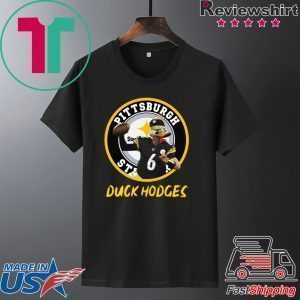 Duck Devlin Hodges leads Pittsburgh Steelers Womens T-Shirt