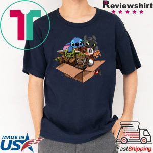 Full team Baby Yoda kawaii Pop Culture Mashup 2020 T-Shirt