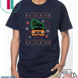 General Lee Car Christmas Tree Ugly Christmas Tee Shirt