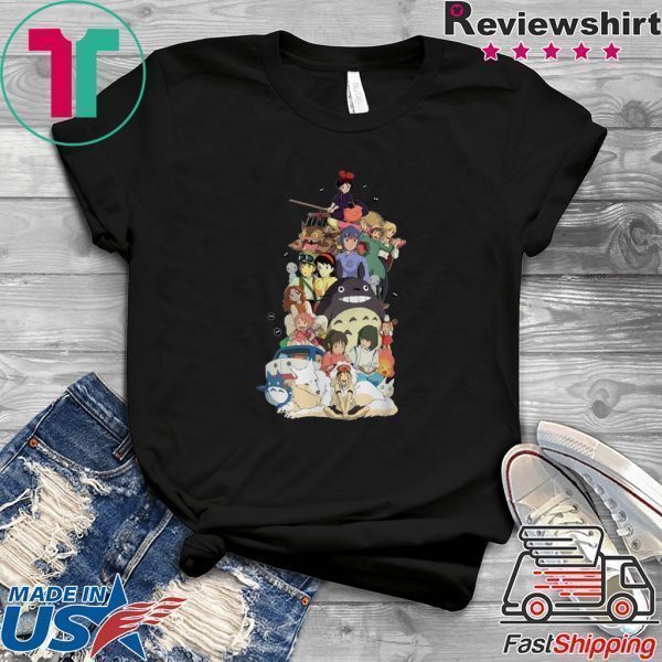 Ghibli studio characters Tee ShirtGhibli studio characters Tee Shirt