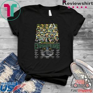 Green Bay Packers NFC North Division Champions 2019 signature Tee Shirt