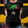 Grinch hand holding Baby Yoda Tee Shirt