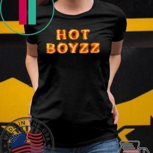 HOT BOYZZ FIRE BLACK TEE SHIRT