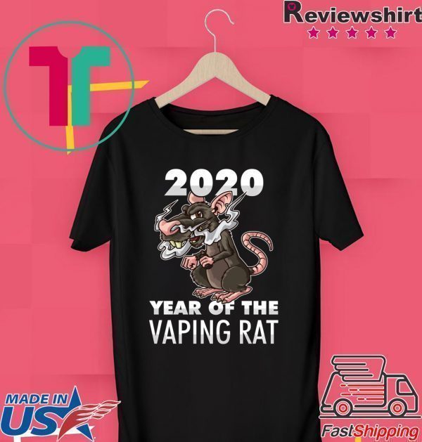 Happy New Year 2020 – Year Of The Vaping Rat Tee Shirt